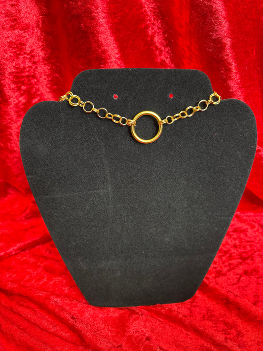 Chained choker (Gold)