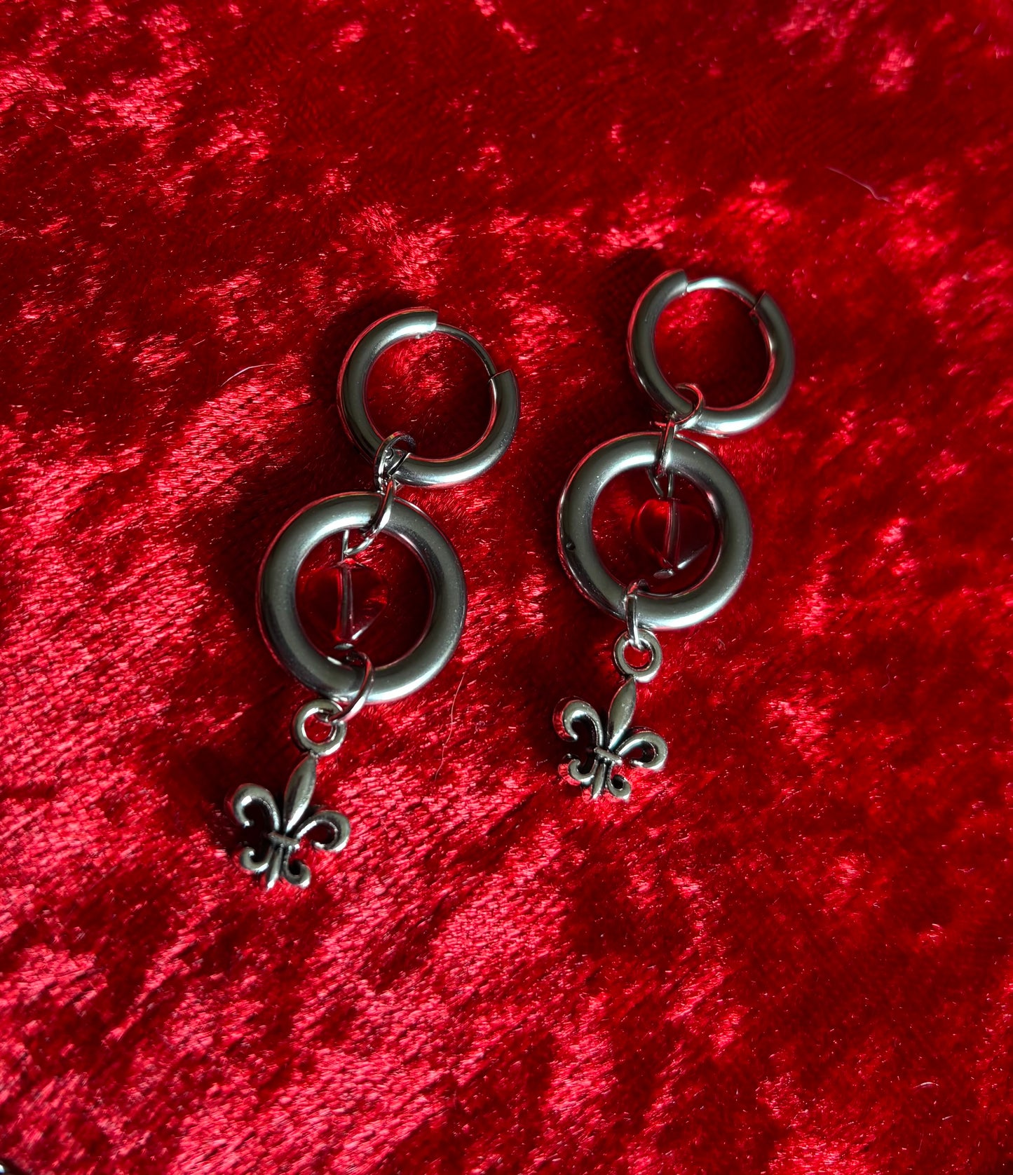 Fleur hoops